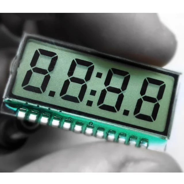 4-digit segment LCD glass