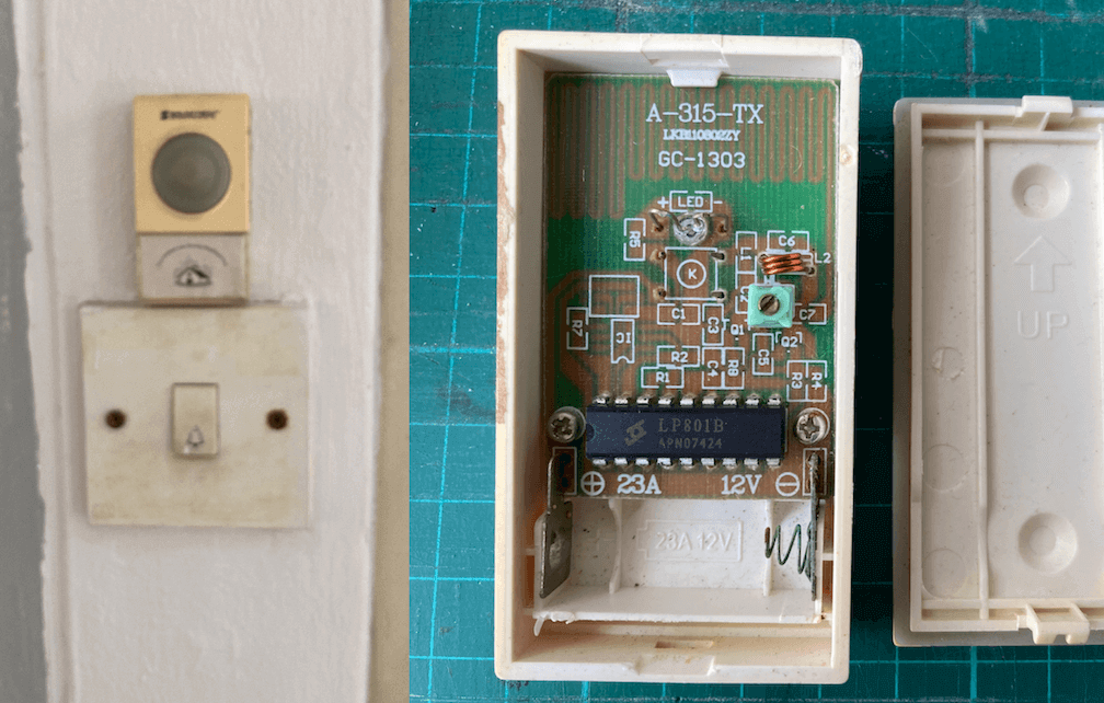 SoundTech doorbell transmitter